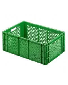 R-kasse perf. 600x400x223 mm - grøn