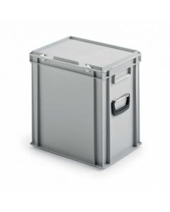 Kuffertkasse UNISTA 400x300x415mm(inkl. låg) - grå