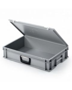 Kuffertkasse UNISTA 600x400x135mm(inkl. låg) - grå