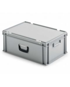 Kuffertkasse UNISTA 600x400x235mm(inkl. låg) - grå