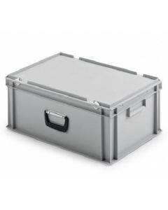 Kuffertkasse UNISTA 600x400x295mm(inkl. låg) - grå