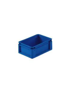 S-kasse 300x200x120 mm u/hå.hul - blå
