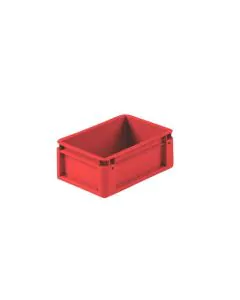 S-kasse 300x200x120 mm u/hå.hul - rød