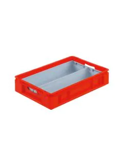 S-kasse/indsatsbeholder ½ - 560x178x80 mm - grå