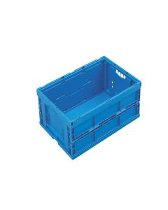 Foldekasse W - 54L - 600x400x280/73 mm - blå