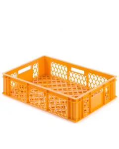 Brødkasse 600x400x154 mm - gul/orange