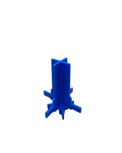 Plug pin cross joint graded Ø 19,9 x 33 mm - blue