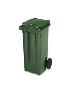 Affaldscontainer 2-hjulede 140 L - grøn