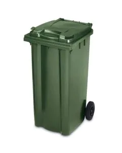 Affaldscontainer 2-hjulede 240 L - grøn