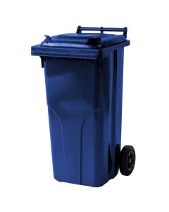 Affaldscontainer Europlast 2-hjulede 120L blå
