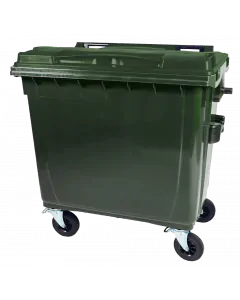 Affaldscontainer Europlast 4-hjulede 660L grøn