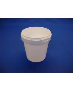 Plastbøtte 5022 - 870 ml - Hvid