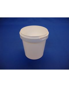 Plastbøtte 5022 - 870 ml - Hvid