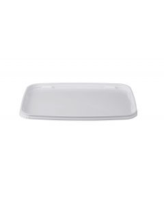 Plastlåg 6084 - 286x194 mm - Hvid