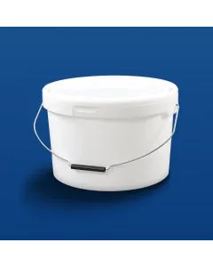 Plastspand HOM13000/10-13,6 L- m/metalh.- Hvid