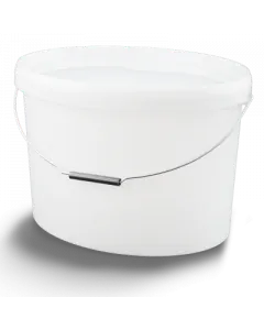 Oval plastspand EOX19000 - 18,1 l - Hvid