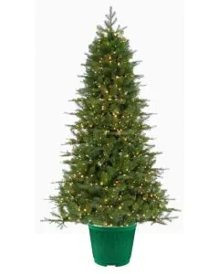 Juletræsfod 10 liter - grøn - Ø310 mm 