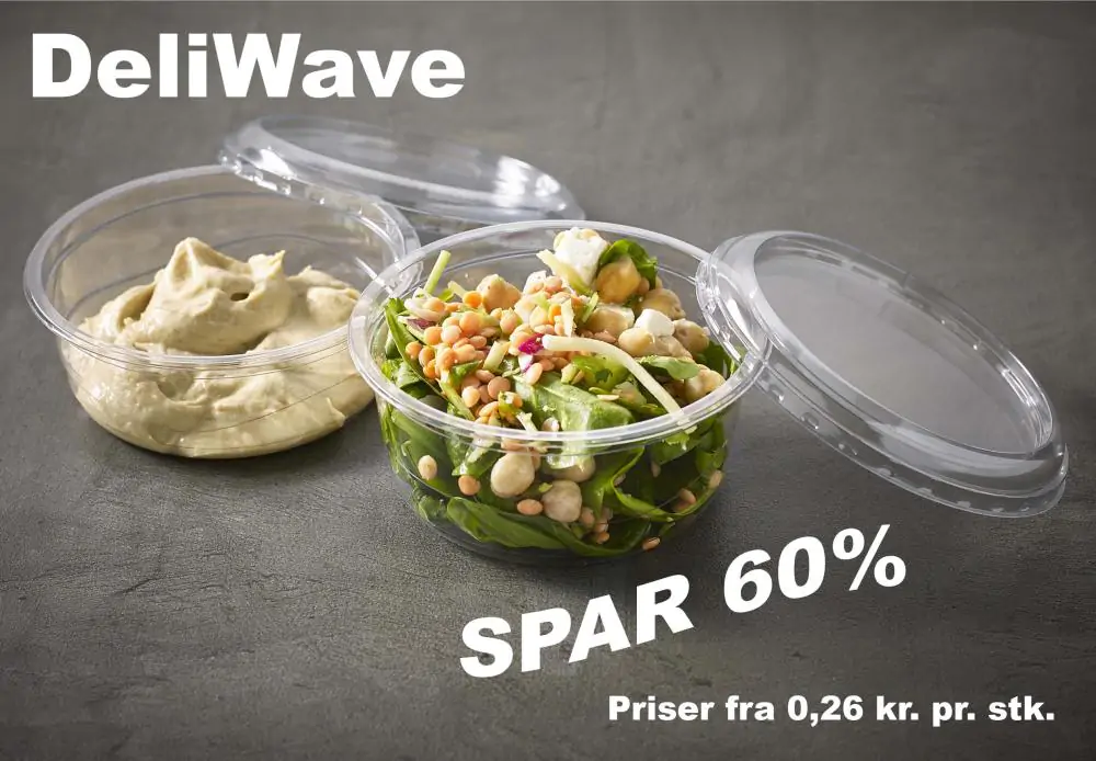 Tilbud på takeaway-emballasje