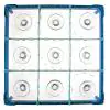 Oppvaskkurv for Ø150 mm glass - 3x3 rom