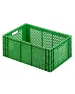 Plastboks R - perf. 600x400x223 mm - grønn