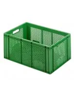 Plastboks R - perf. 600x400x274 mm - grønn