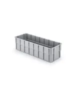 Innsatsboks 362x131x102 mm - Grå