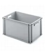 Plastboks UNISTA 600x400x320 mm m/h. hull - grå