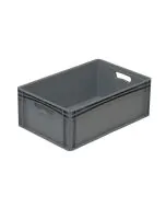 Plastboks Basicline Eco 600x400x220 mm - Mørk grå