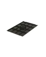 Lokk til KLT ESD - løs - 400x300 mm - sort
