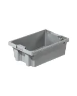 Plastboks stablebar 600x400x210 mm - grå