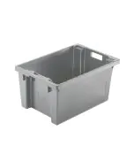 Plastboks stablebar 600x400x300 mm - grå