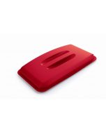 Lokk til Plastbeholder 60L 501x272x57,5 mm - rød