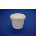 Plastbøtte 5030 - 1000 ml - Hvit
