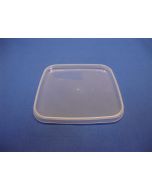Plastlokk 2520 - Klar - 129x129 mm