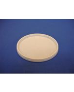 Plastlokk DZE1180 - Ø132 mm - Hvit