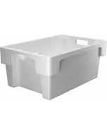 Plastboks stabelbar vendbar 600x400x250 mm - Hvit