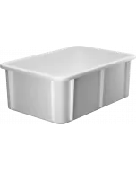 Plastboks stabelbar 600x400x215 mm - Hvit