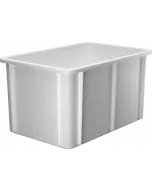 Plastboks stabelbar 600x400x320 mm - Hvit