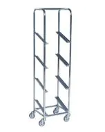 Kassevogn, el-galvanisert, 4 spor - 435x585x1880 mm