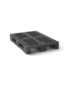 Plastpall type HB3R - med 3 løpere - uten kanter