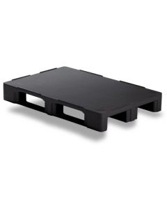 Plastpall Craemer TC1 m/3 løpere og kanter - Sort