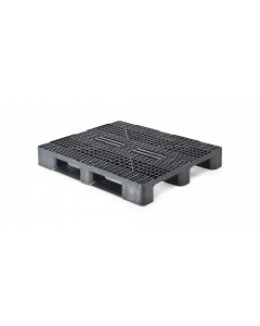 Plastpall type 1210HB3RR - med 3 løpere og kanter