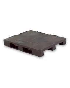 Plastpall type B1210 regenerert - m. skrens og kanter