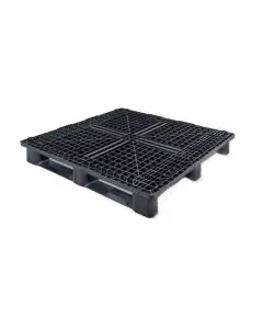 Plastpall type 1212 MR 3RR med 3 kanter og kanter