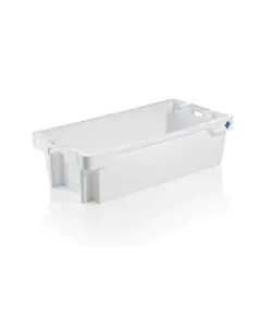 Fiskeboks C stabelbar - 800x400x225 mm 40L/25kg - hvit