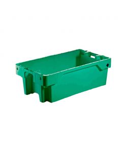 Fiskeboks C stabelbar vendbar 800x400x225 mm 40L/25kg - grønn