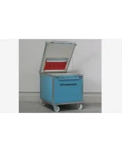 Termoskap 170 L på hjul - 800x600x680 mm - blå