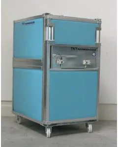 Termoskap 560 L på hjul - 955x735x1415 mm - blå