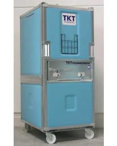 Termoskap 730 L på hjul - 955x735x1800 mm - blå
