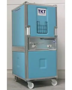 Termoskap 780 L på hjul - 955x735x1900 mm - blå